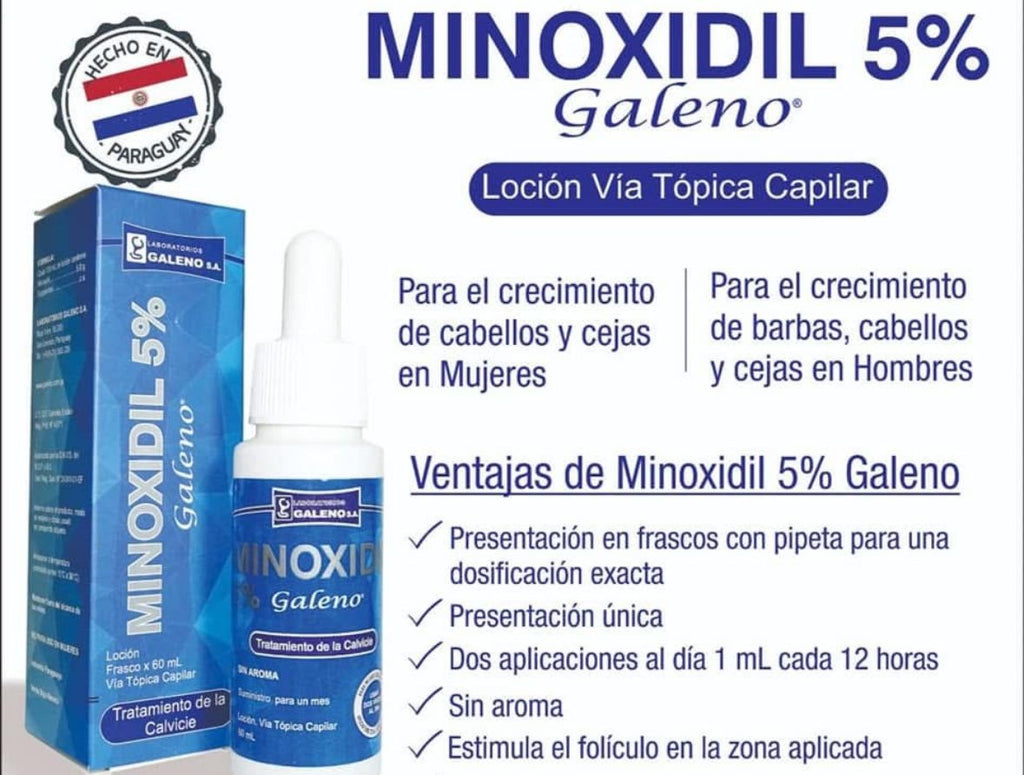 LOCION MINOXIL  al 5% PARA CAIDA DE PELO