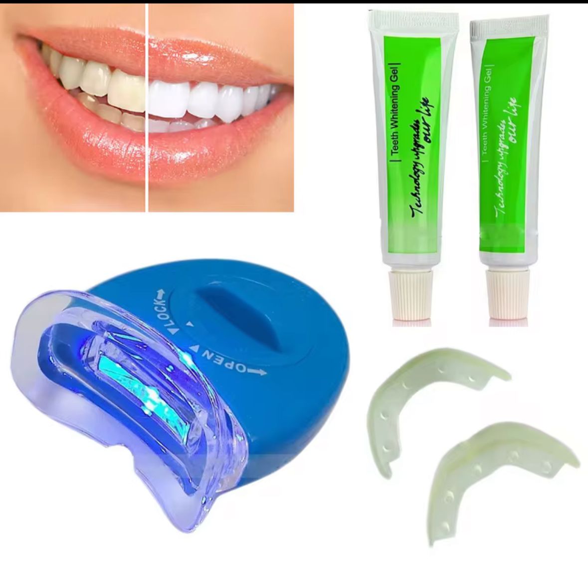 GEL DE DIENTE BLANQUEADOR CON LUZ LED