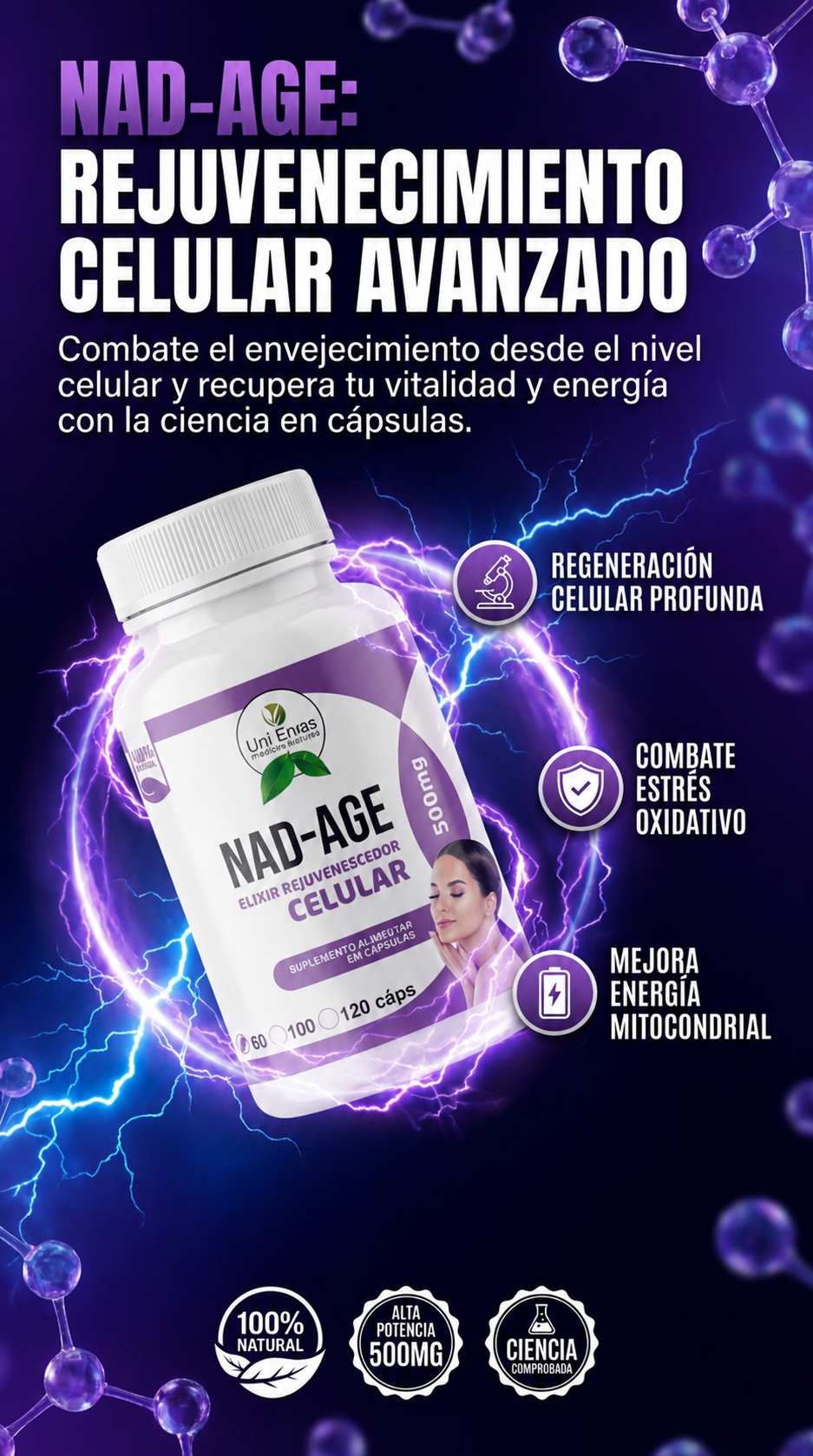 NAD-AGE Elixir Rejuvenecedor Celular
