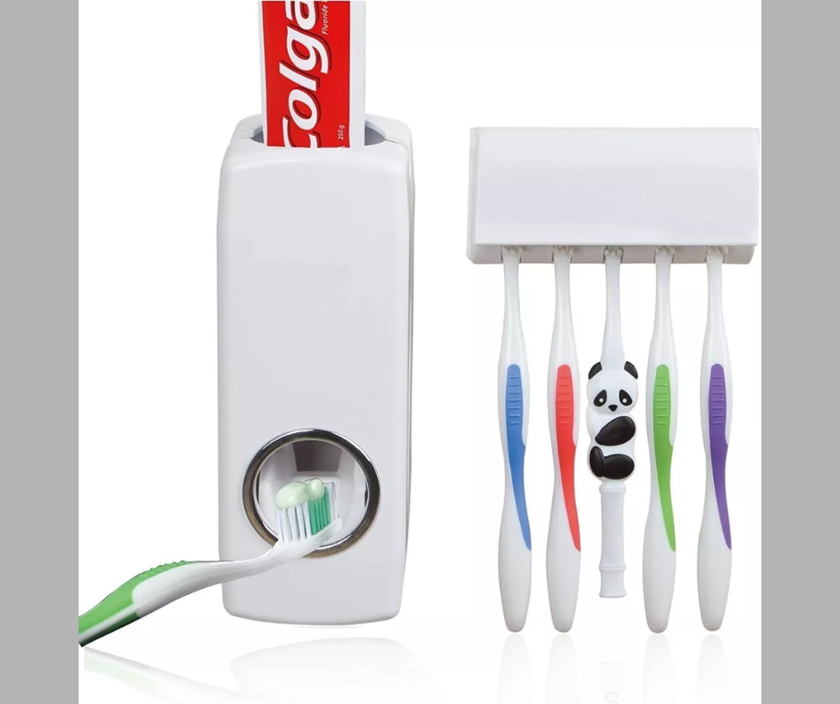 ORGANIZADOR  PASTA DENTAL PORTA CEPILLO