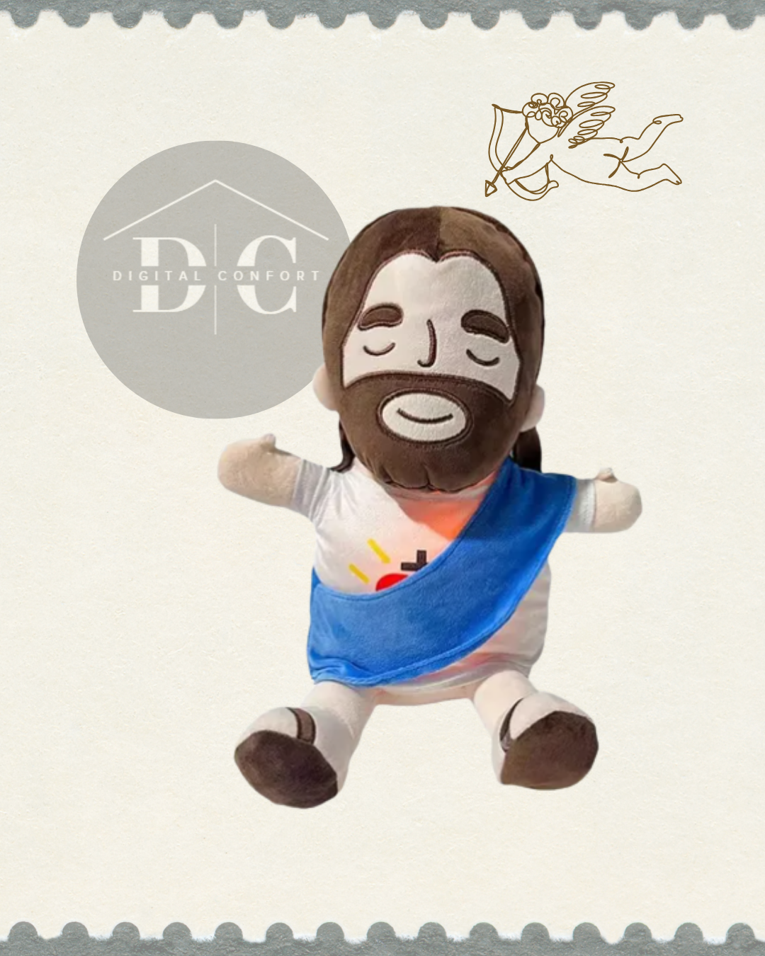 PELUCHE JESUS QUE RESPIRA, EMITE SONIDO