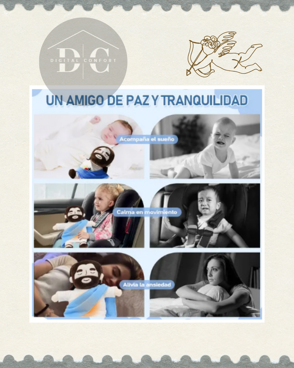 PELUCHE JESUS QUE RESPIRA, EMITE SONIDO