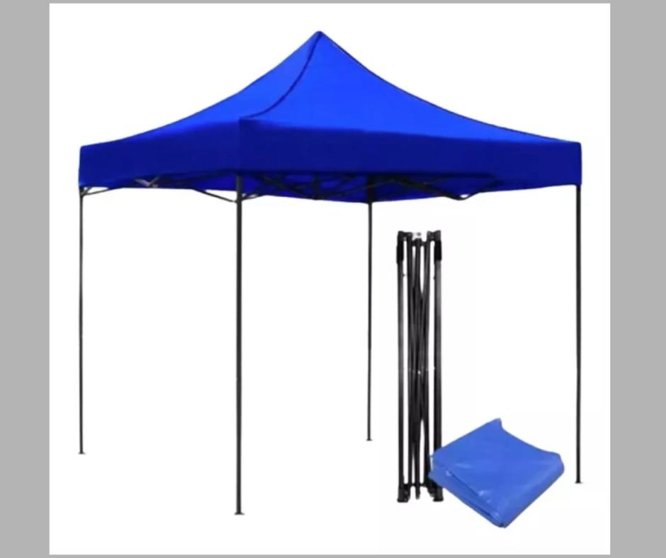 TOLDO REFORZADO CON PROTECCIÓN UV 3X3 COLOR AZUL