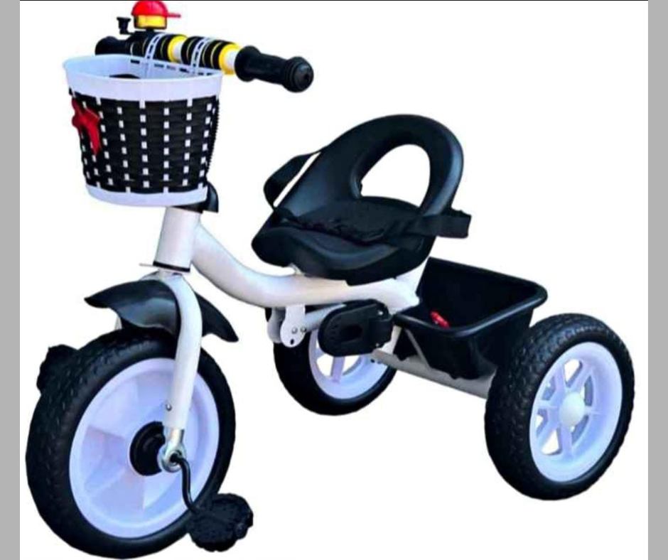 TRICICLO DE METAL CON CANASTA