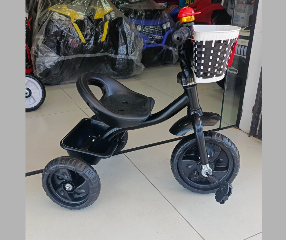TRICICLO DE METAL CON CANASTA
