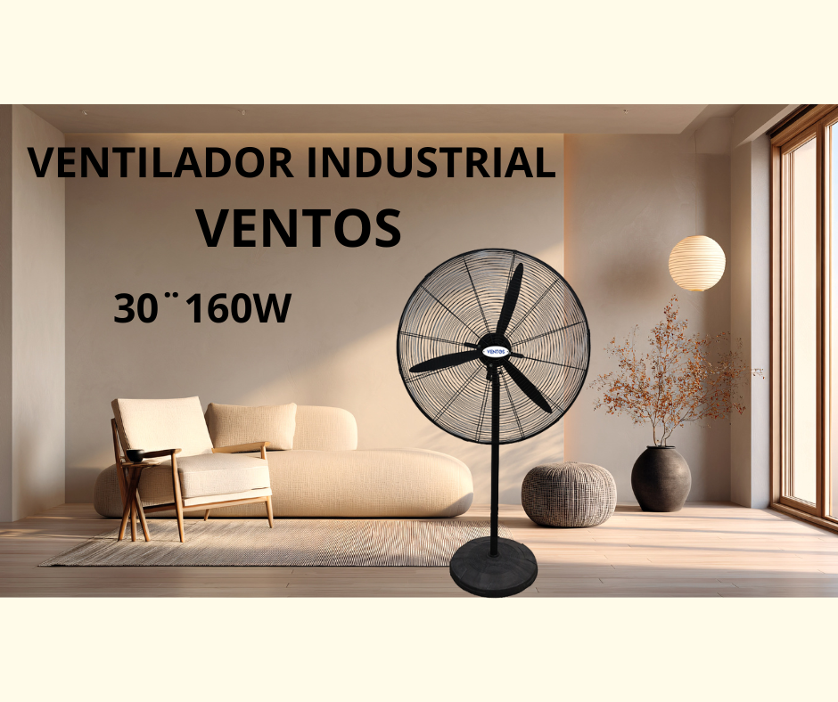 VENTILADOR INDUSTRIAL DE PIE MARCA VENTOS